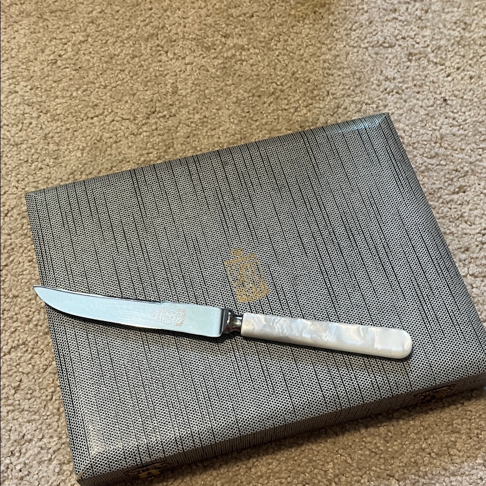 vintage kirk & matz knife set